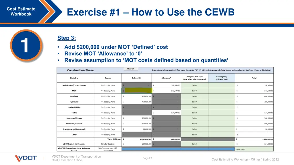 exercise 1 how to use the cewb 2