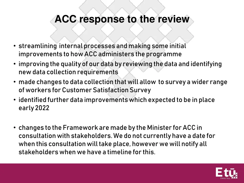 acc response to the review