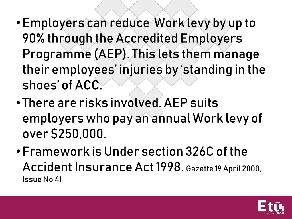 employerscan reduce work levy by up to 90 through