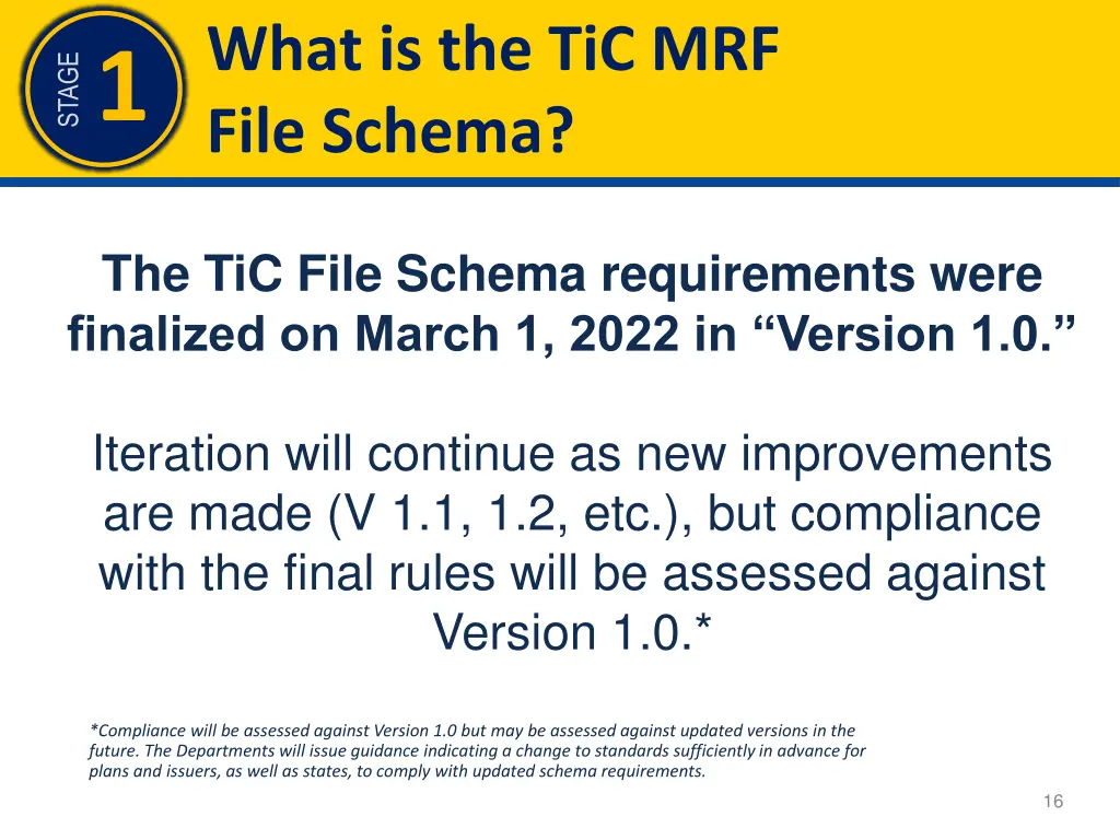 what is the tic mrf file schema 1
