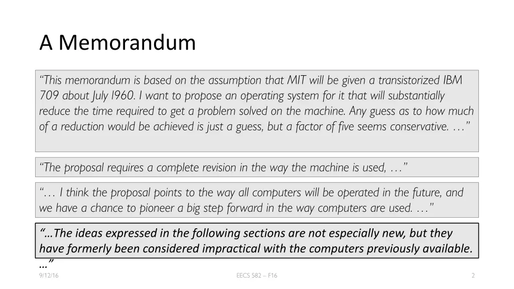 a memorandum