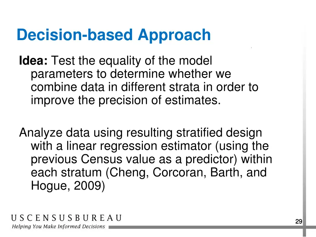 decision based approach