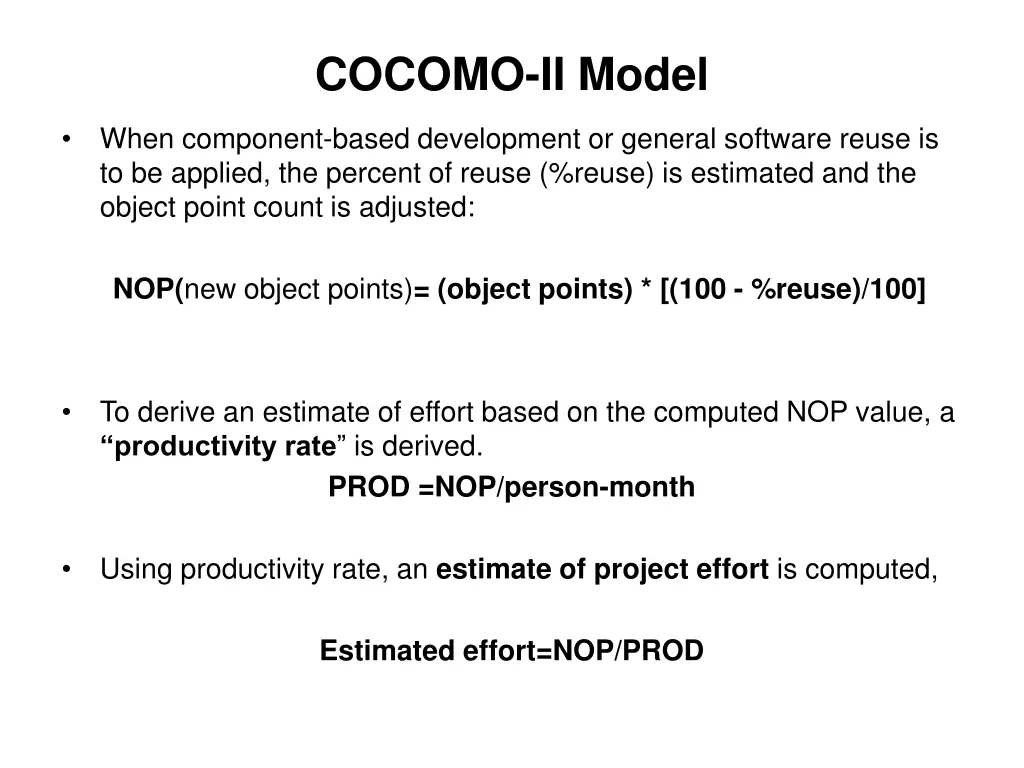cocomo ii model 2