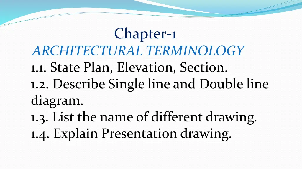chapter 1 architectural terminology 1 1 state