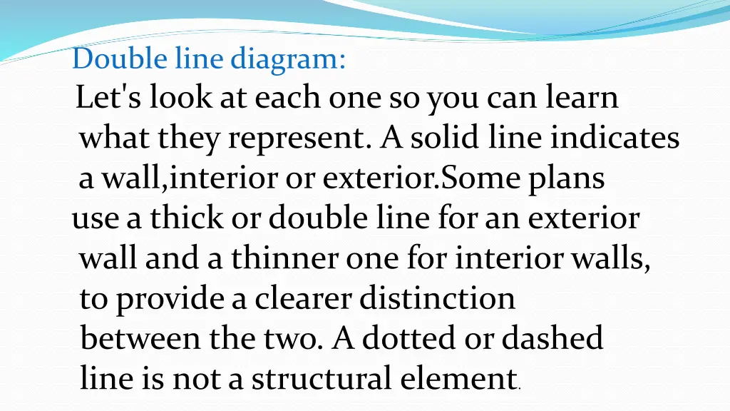 double line diagram let s look at each