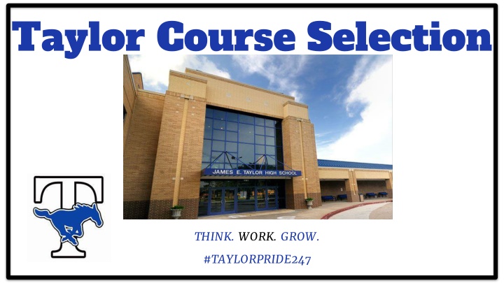 taylor course selection future 9th grade