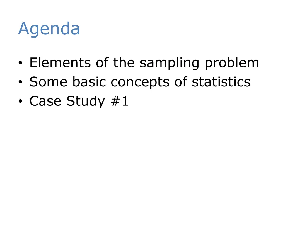 agenda