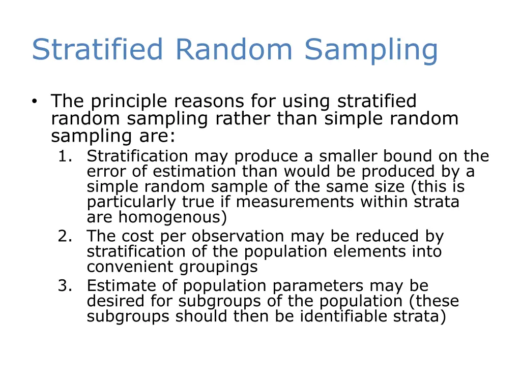 stratified random sampling 1
