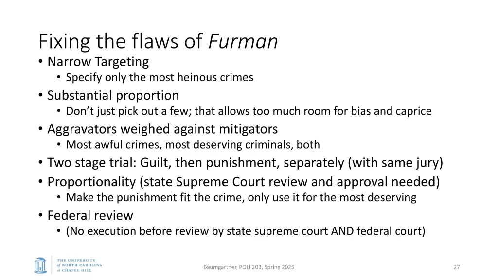 fixing the flaws of furman narrow targeting