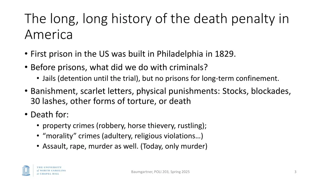 the long long history of the death penalty