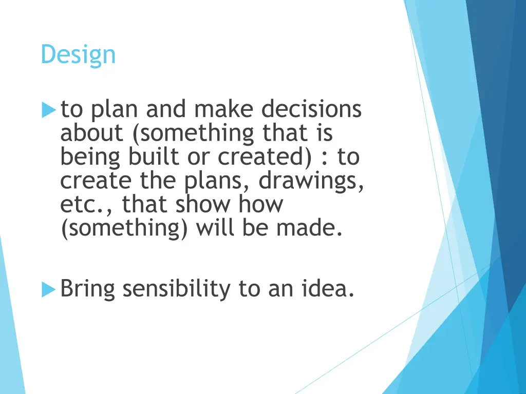 design