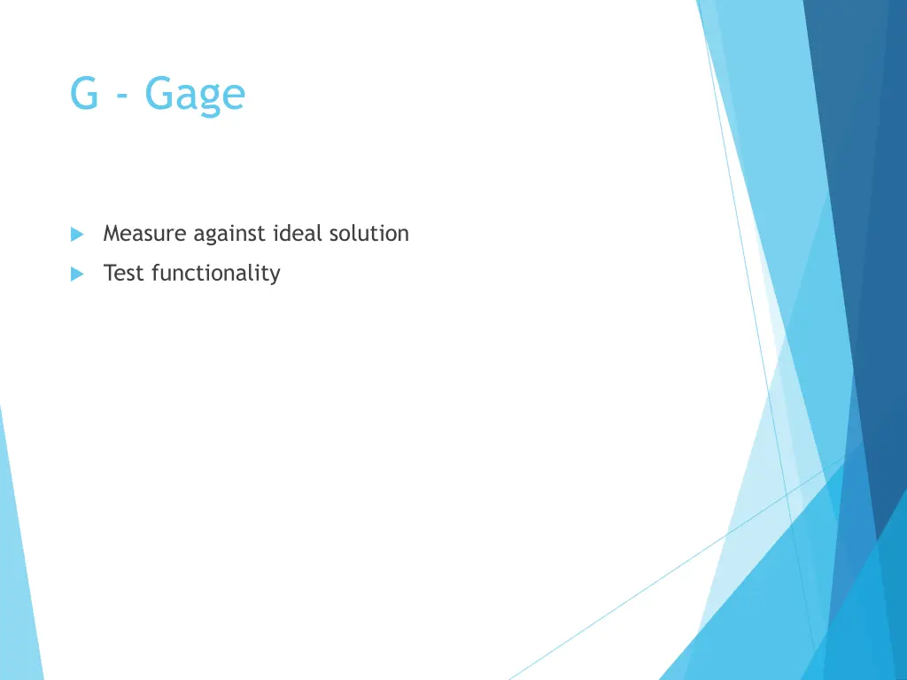g gage
