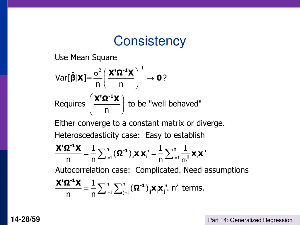consistency