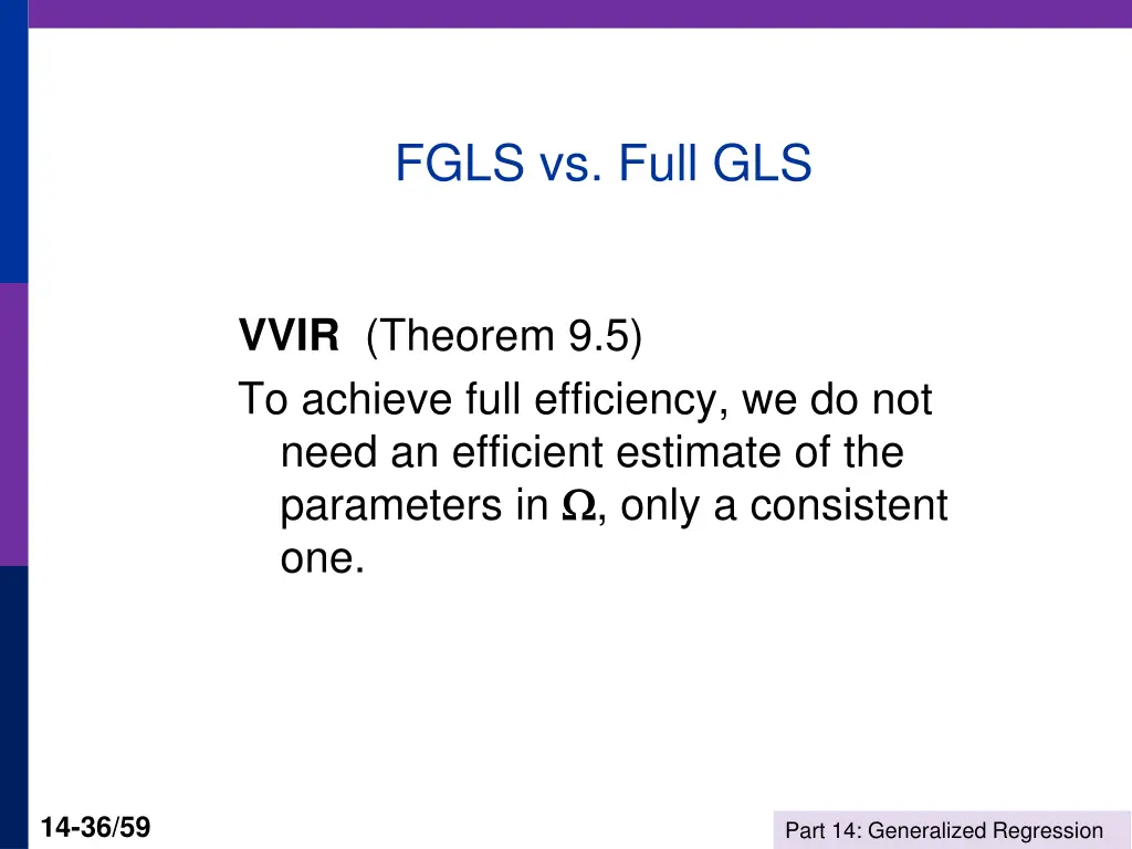 fgls vs full gls