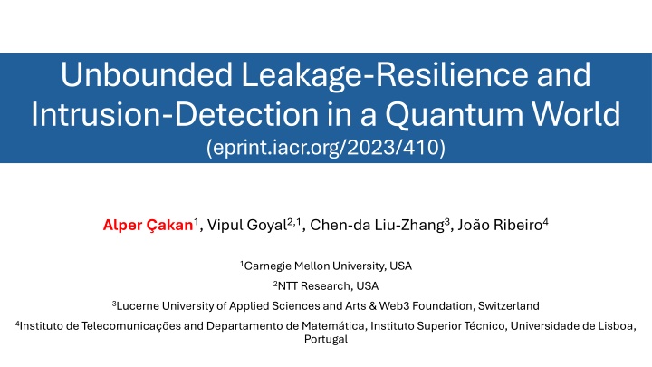 unbounded leakage resilience and intrusion