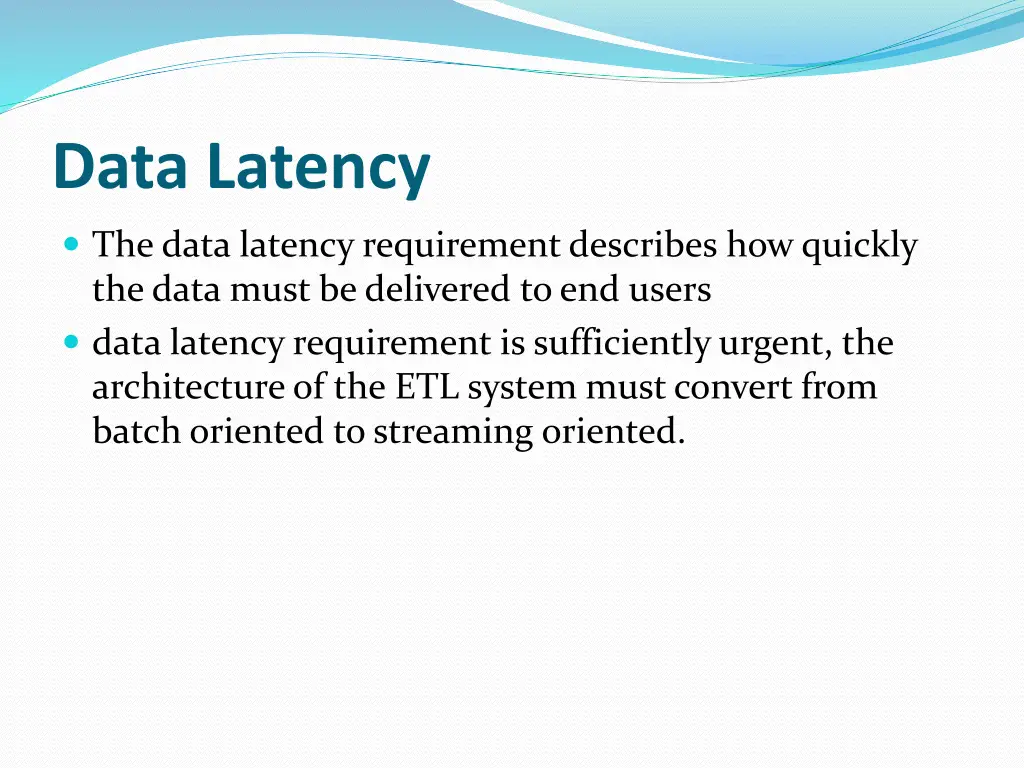 data latency