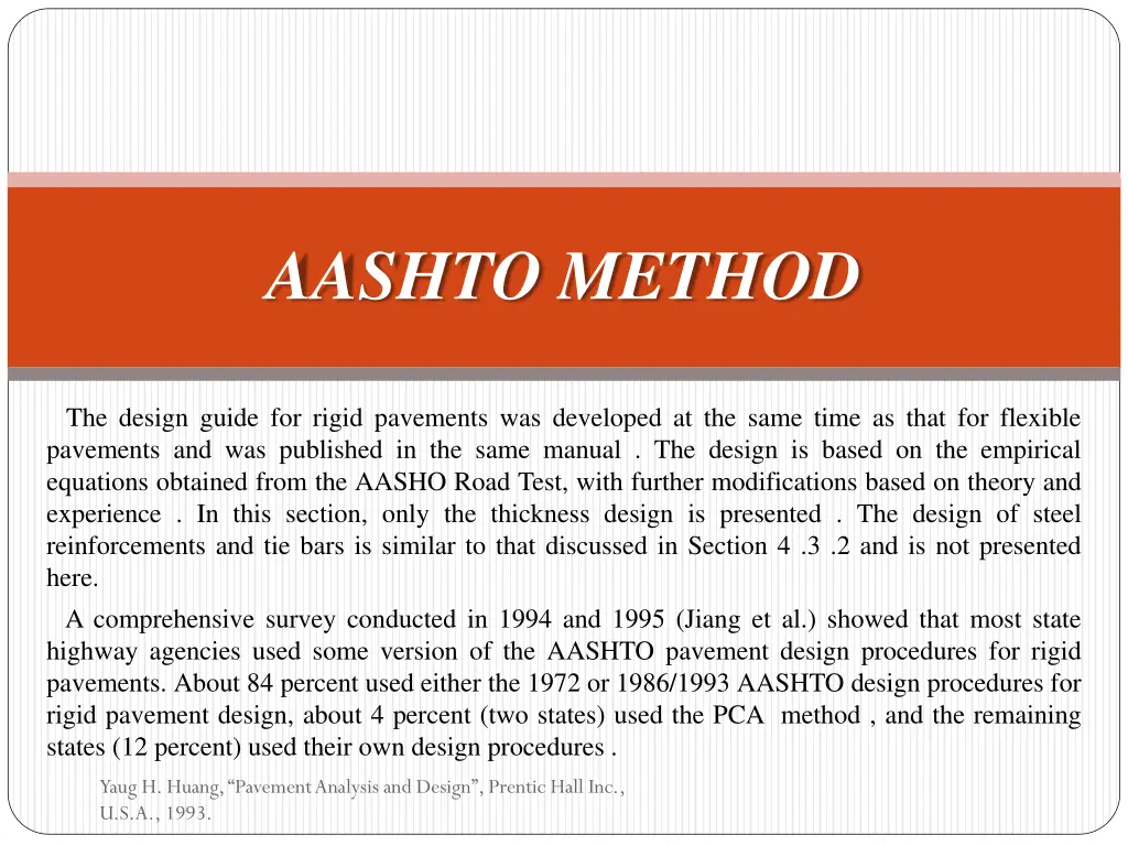 aashto method