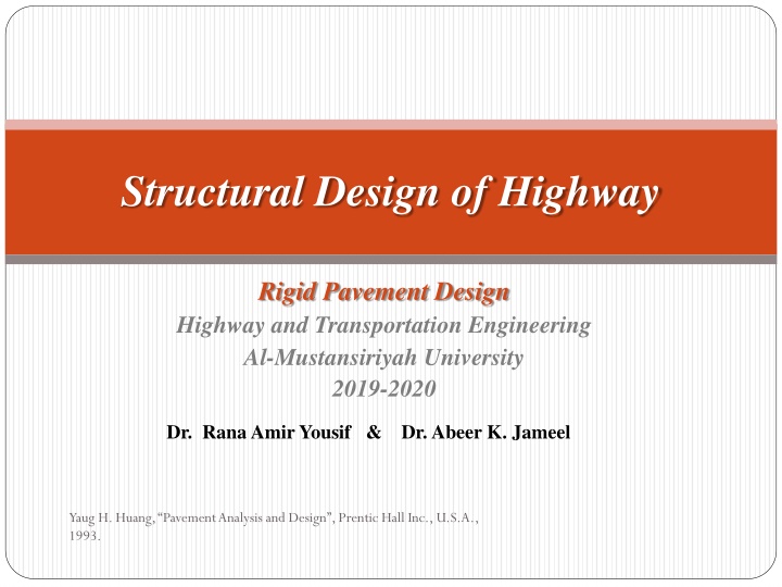 structural design of highway