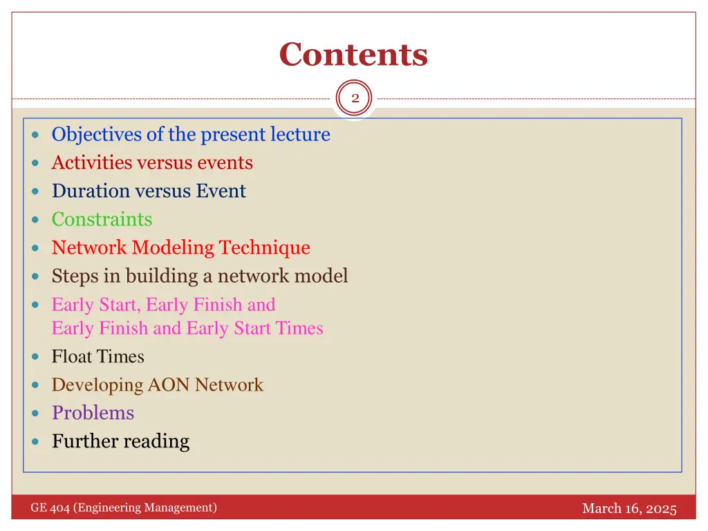 contents