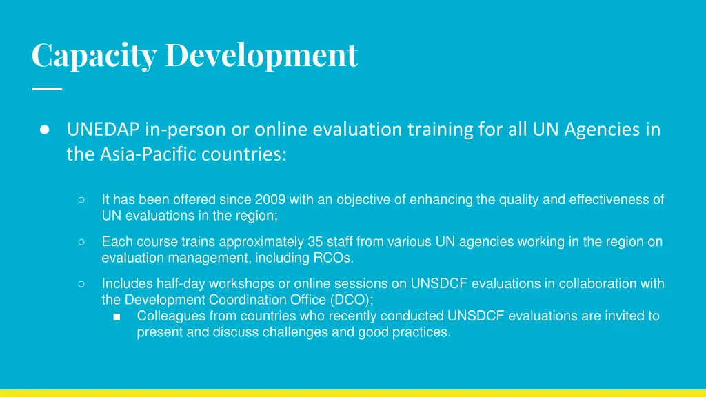 capacity development