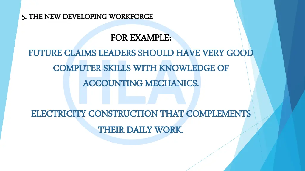 5 5 the new developing workforce 8