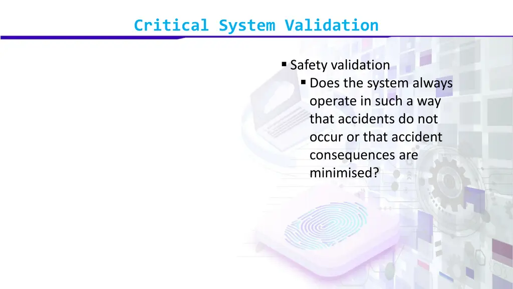 critical system validation 1