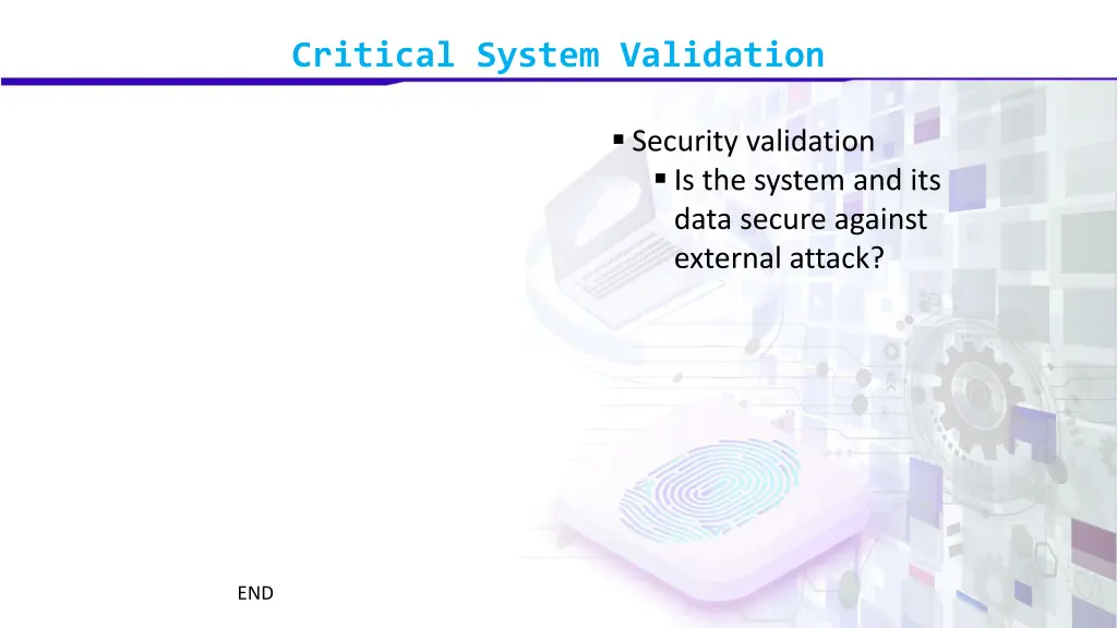 critical system validation 2