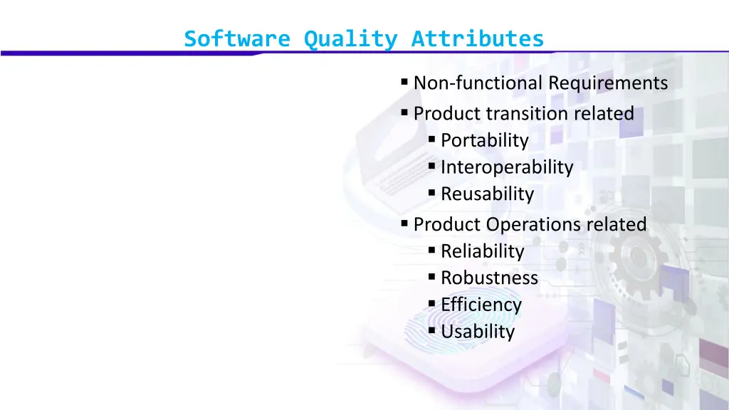 software quality attributes 5