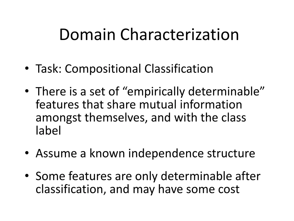 domain characterization
