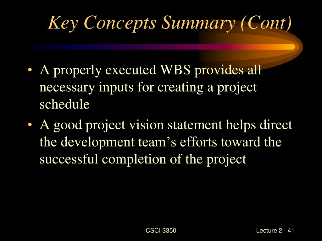 key concepts summary cont