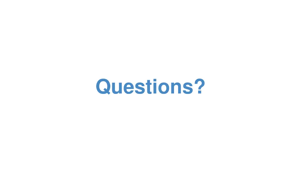 questions
