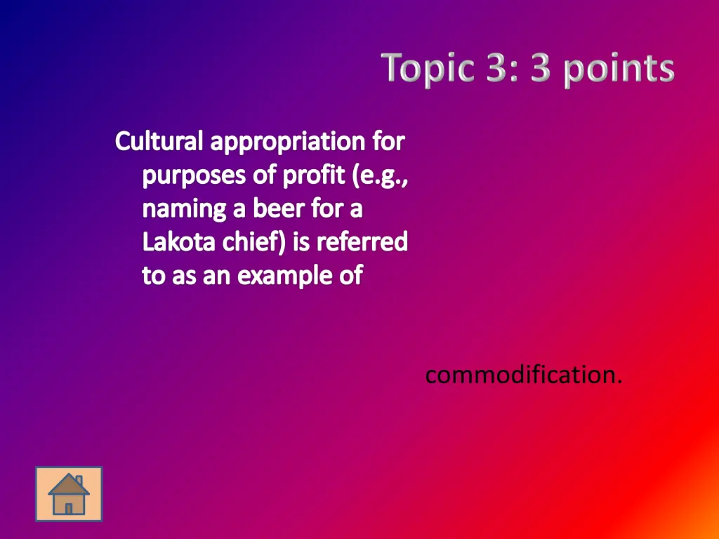 cultural appropriation for purposes of profit