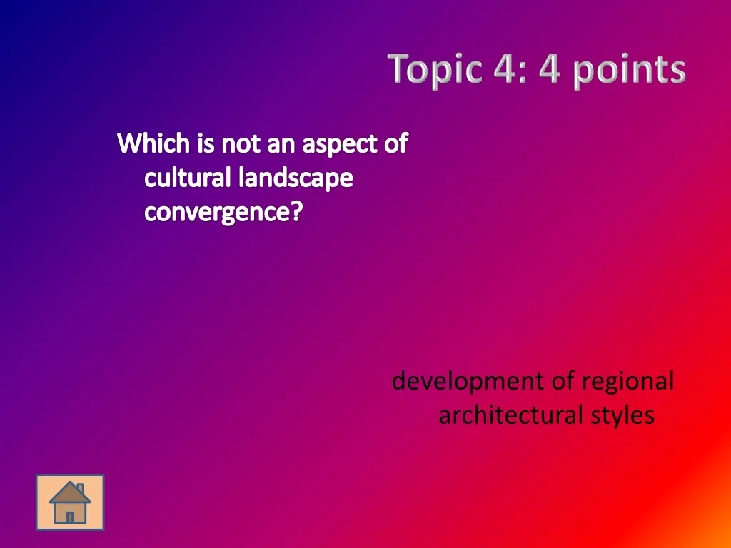 which is not an aspect of cultural landscape