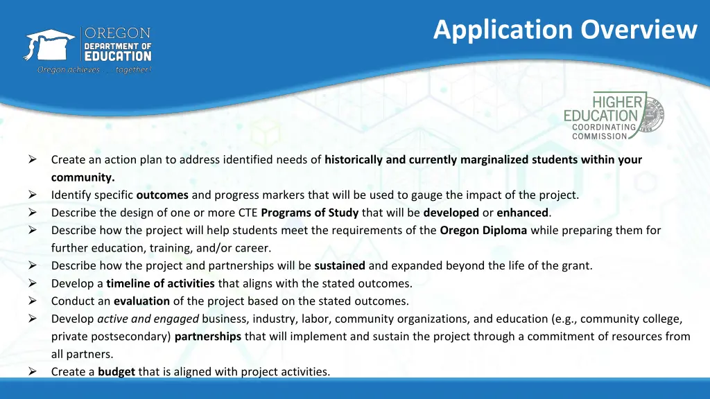 application overview
