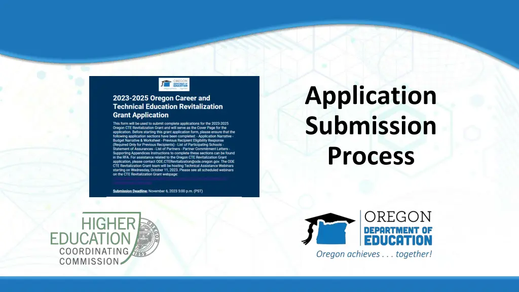 application submission process