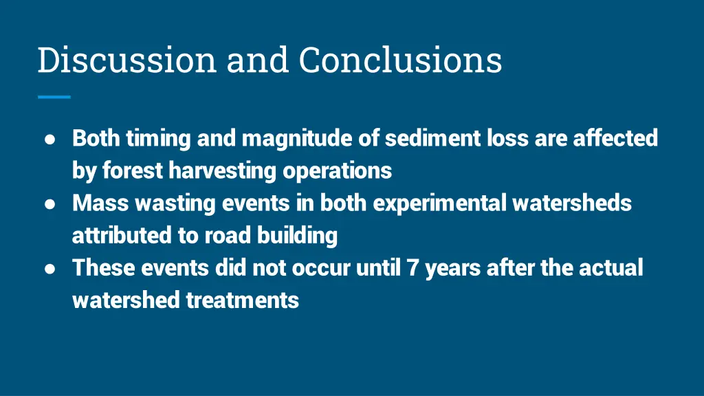 discussion and conclusions