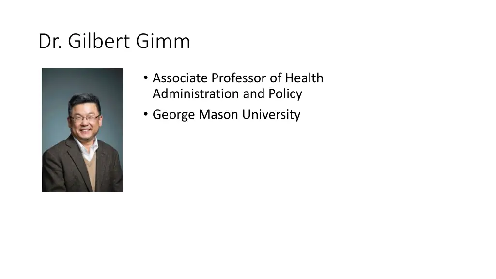 dr gilbert gimm