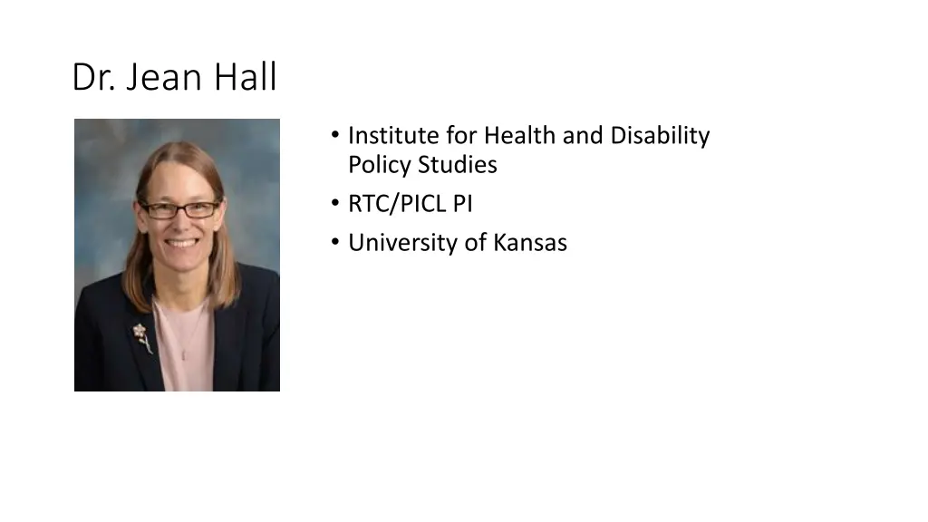 dr jean hall
