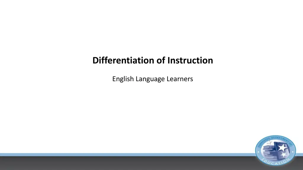 differentiation of instruction