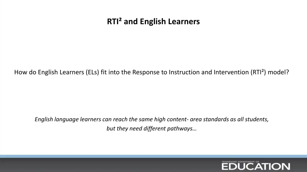 rti and english learners