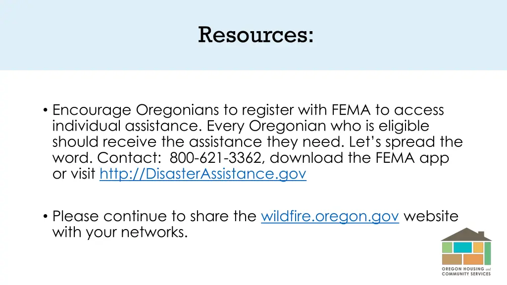 resources