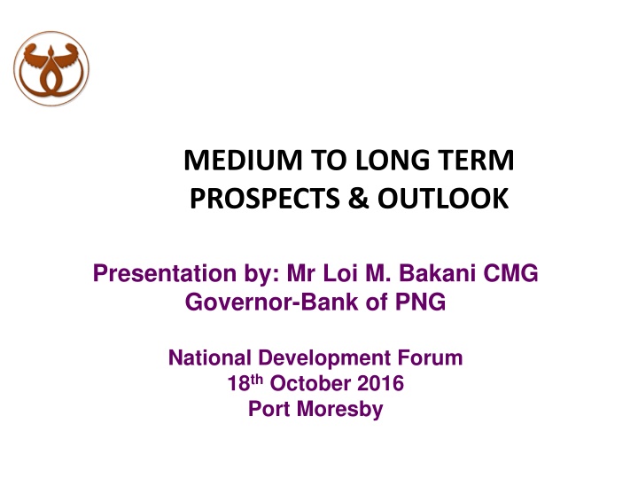 medium to long term prospects outlook
