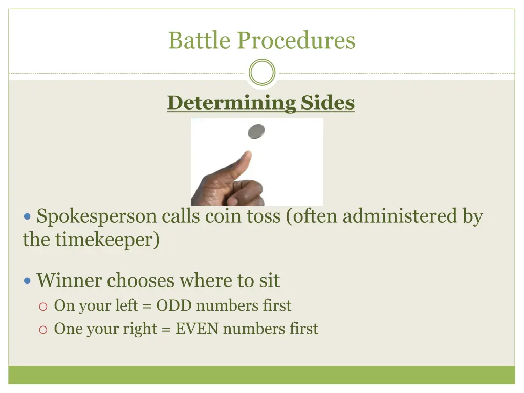 battle procedures 2