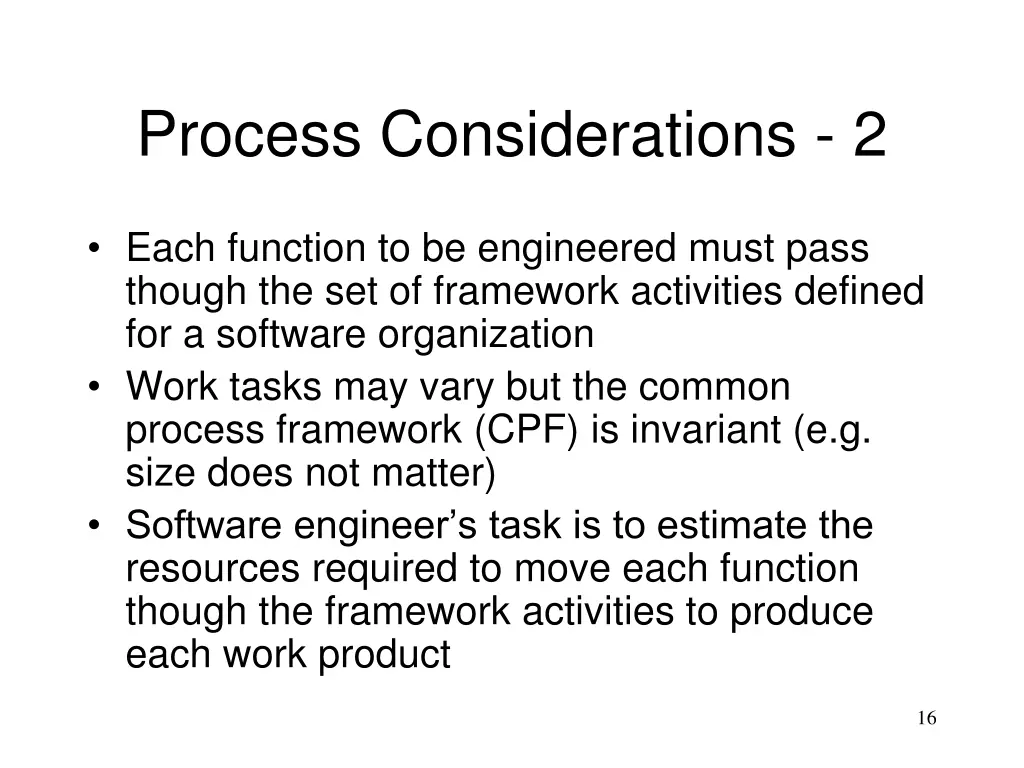 process considerations 2