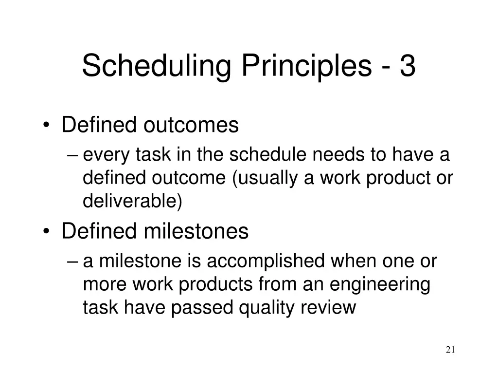 scheduling principles 3