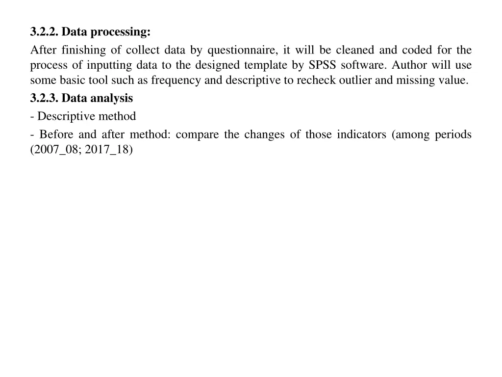 3 2 2 data processing after finishing of collect