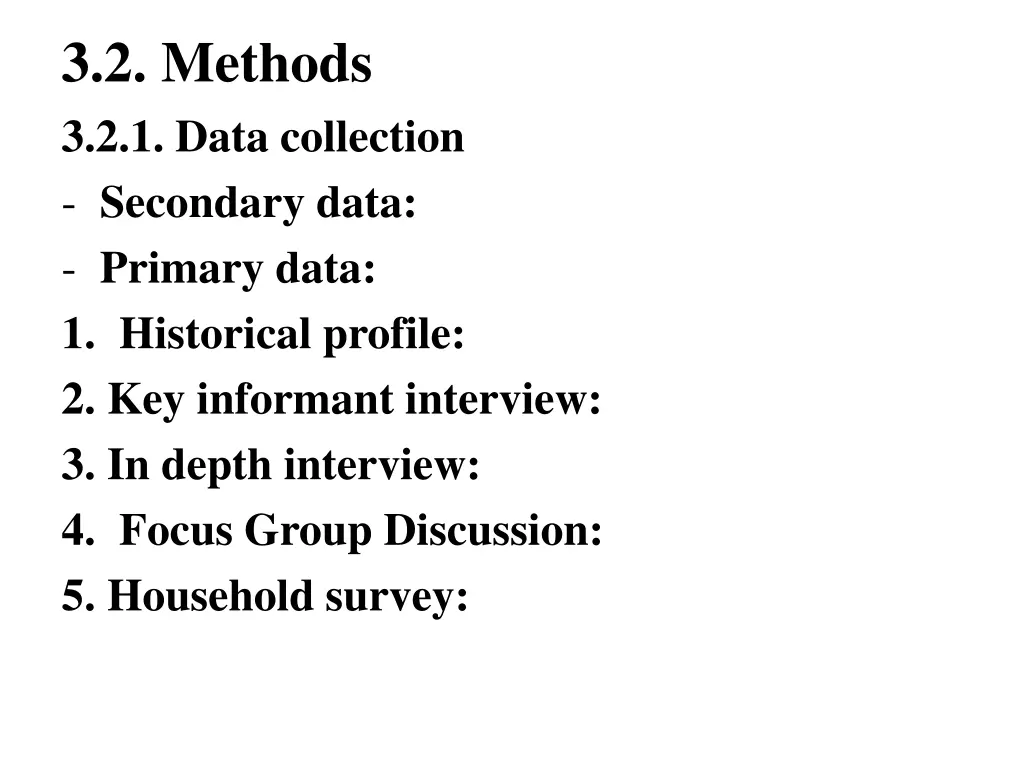 3 2 methods 3 2 1 data collection secondary data