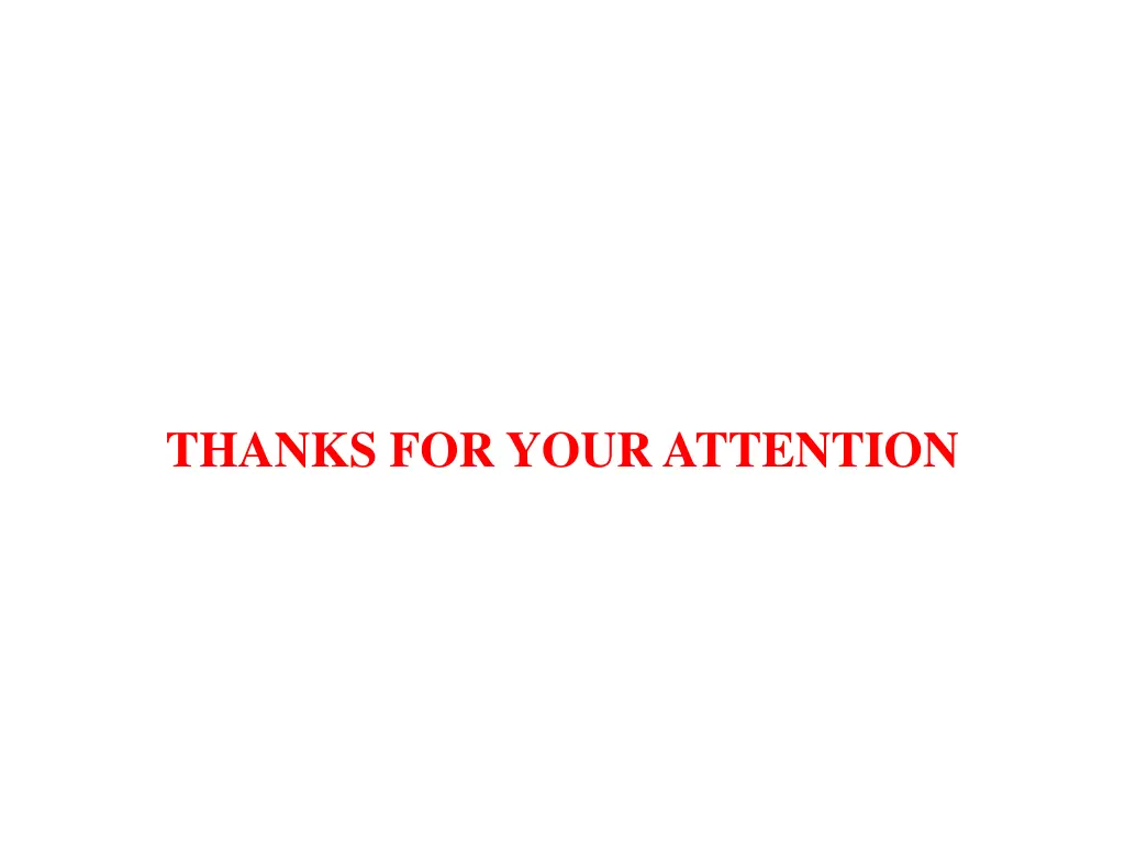 thanks for your attention