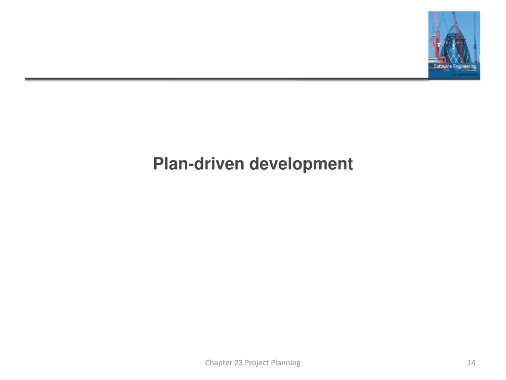 plan driven development
