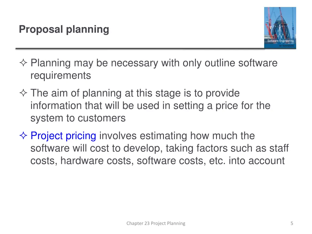 proposal planning